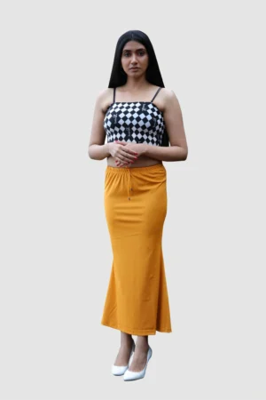 Saree Shapewear - Mustard Yellow