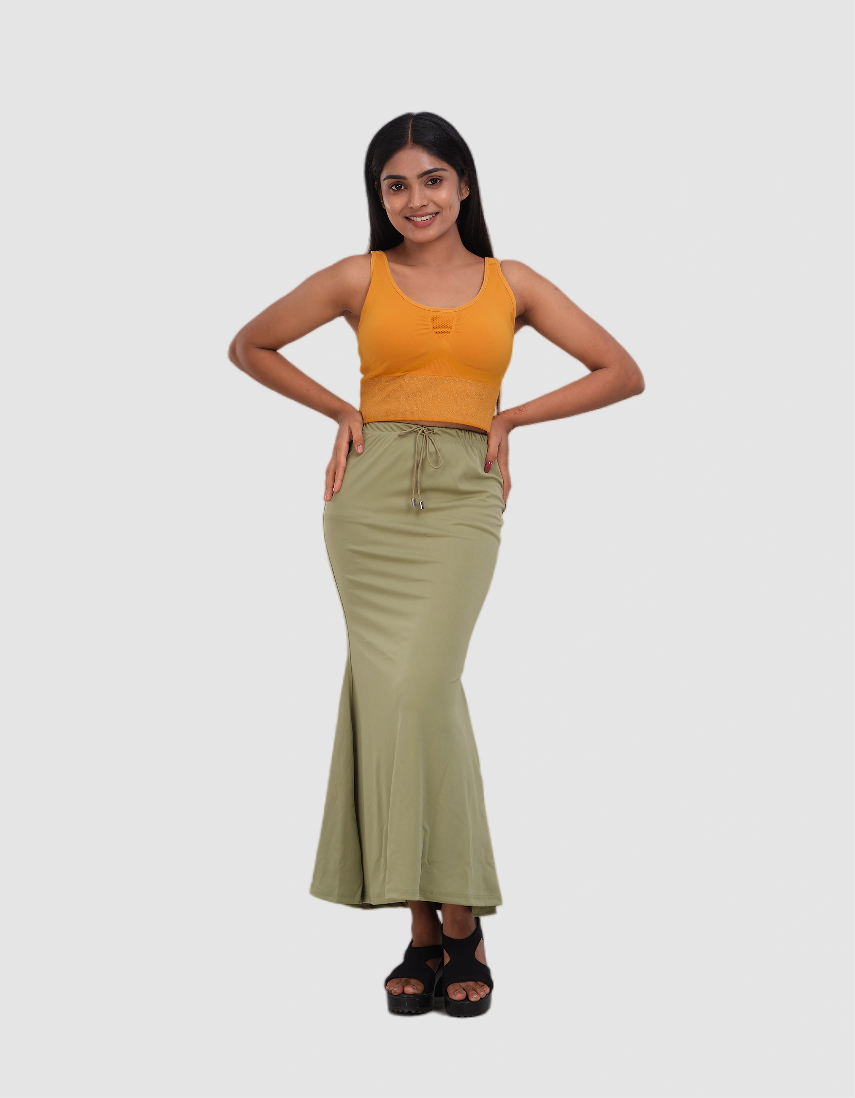 Saree Shapewear- Pista Green