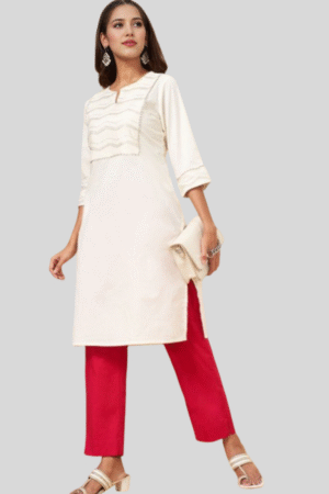 Red Kurti Pant