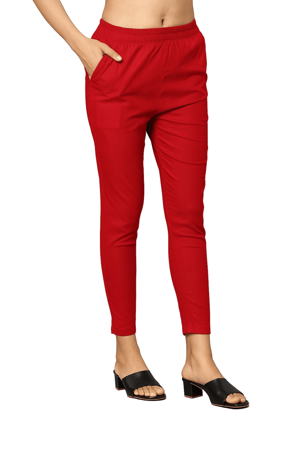 Red Lycra Pant - Image 2