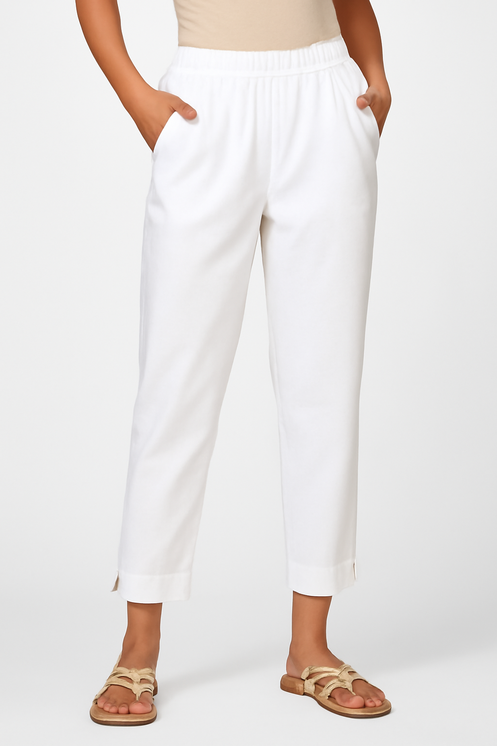 Midwaist Pant - White - Image 2