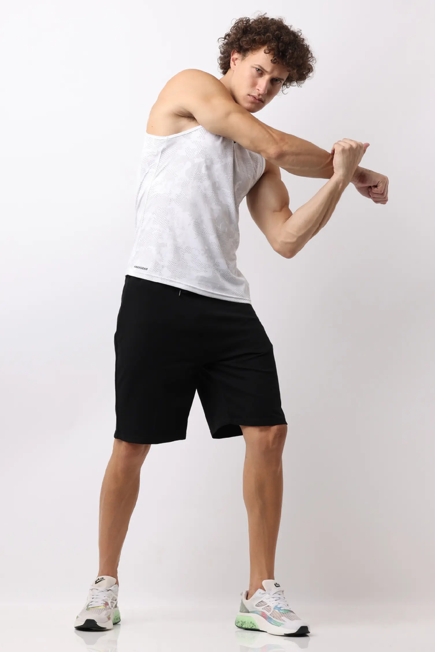 Athleisure Shorts - Black - Image 2