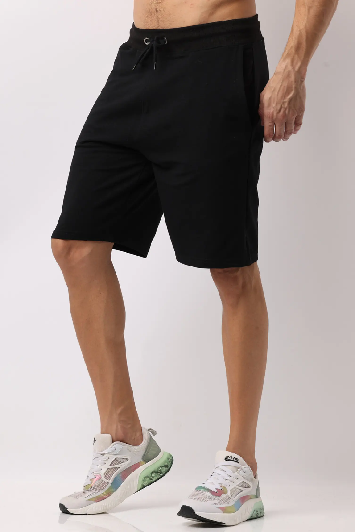 Athleisure Shorts - Black - Image 3