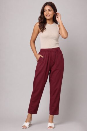 Maroon Kurti Pant