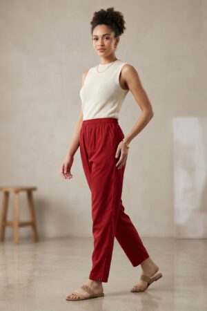 Red Kurti Pant
