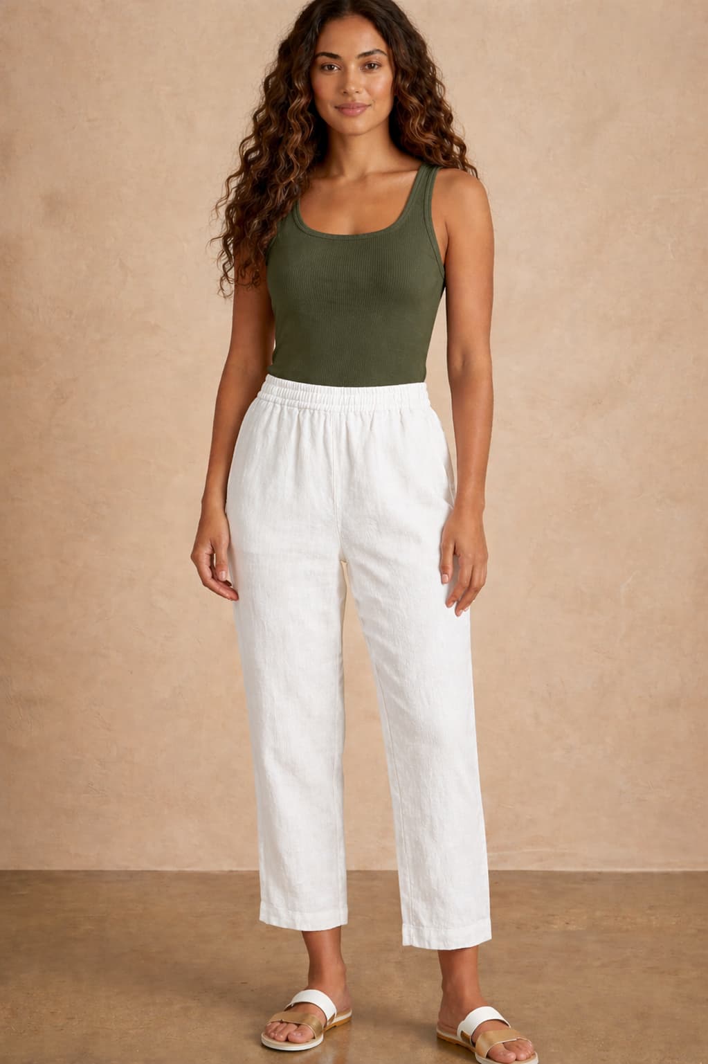 Midwaist Pant - White - Image 2