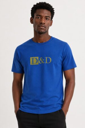Mens T-shirts-Blue