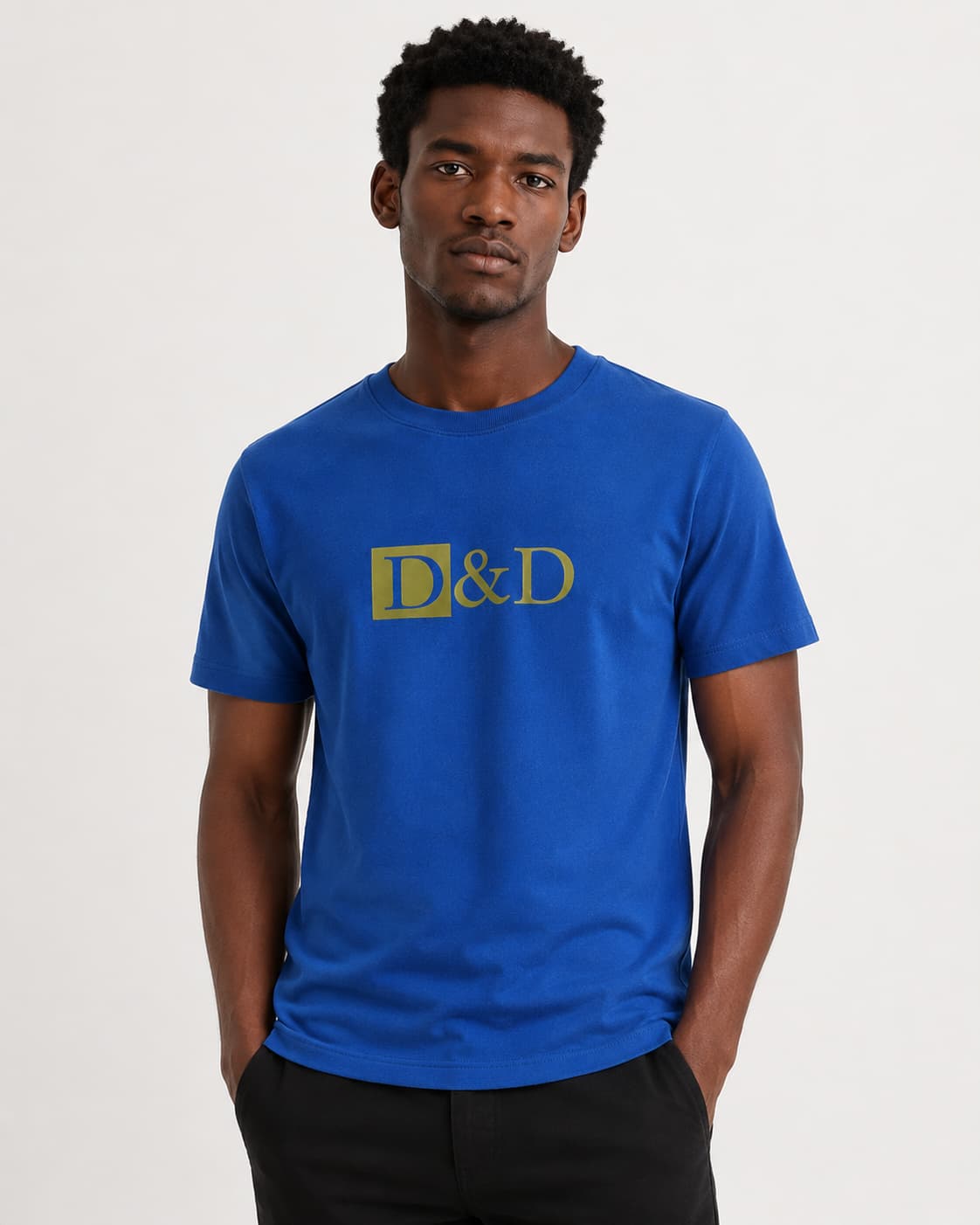 Mens T-shirts-Blue