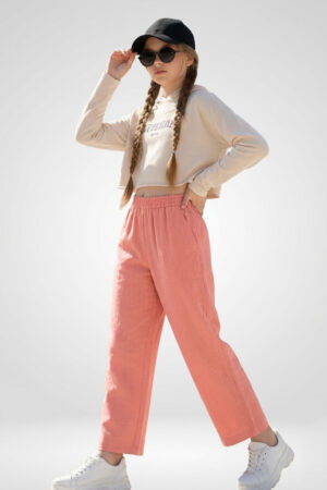 Kids Straight Pant-Corel