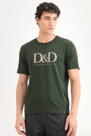 Mens T-shirts-Dark Green