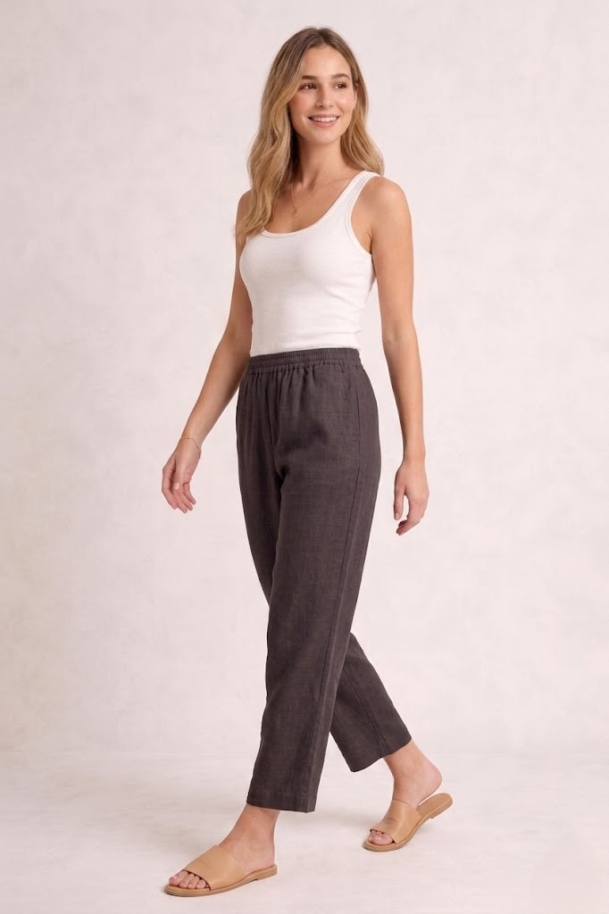 Midwaist Pant - Dark grey - Image 3