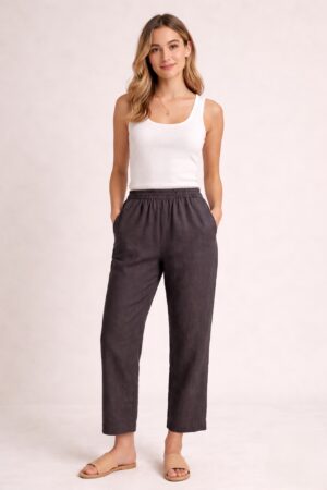 Midwaist Pant - Dark grey