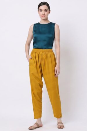 Mustard Yellow Kurti Pant