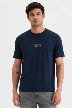 Mens T-shirts-Navy