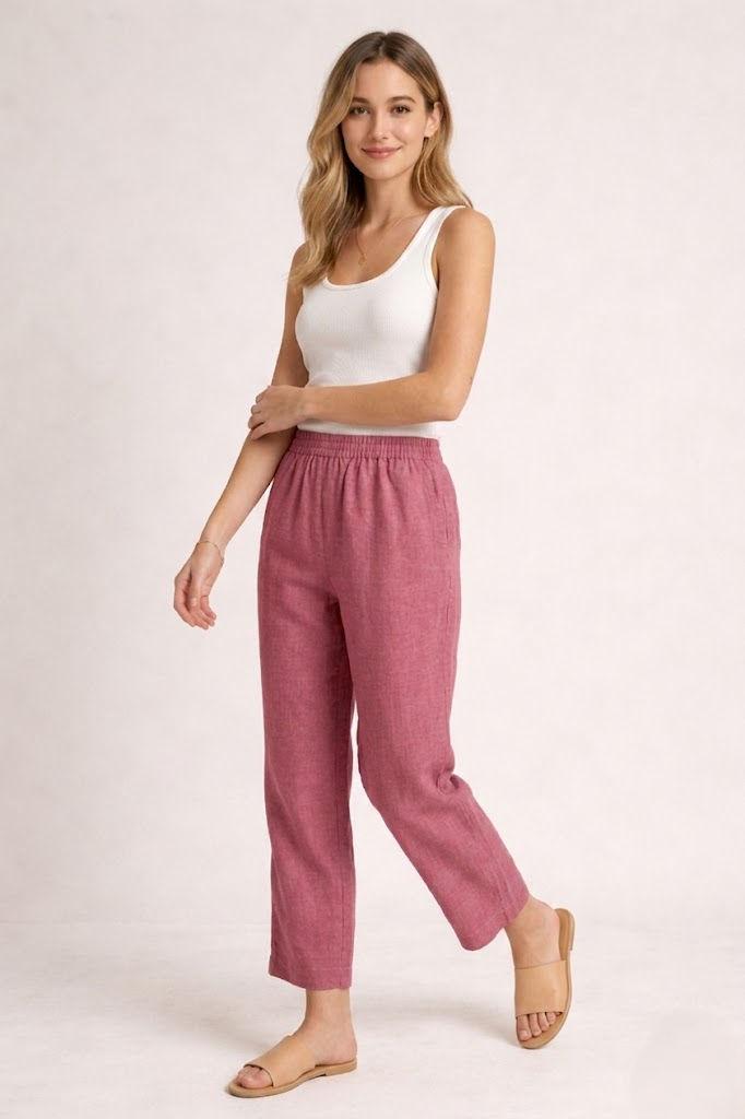 Midwaist Pant - Onion Pink - Image 2