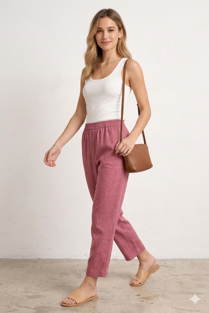 Midwaist Pant - Onion Pink - Image 3