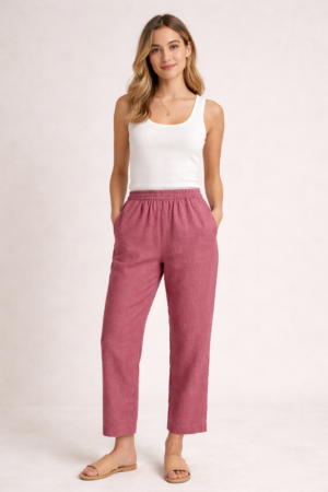 Midwaist Pant - Onion Pink