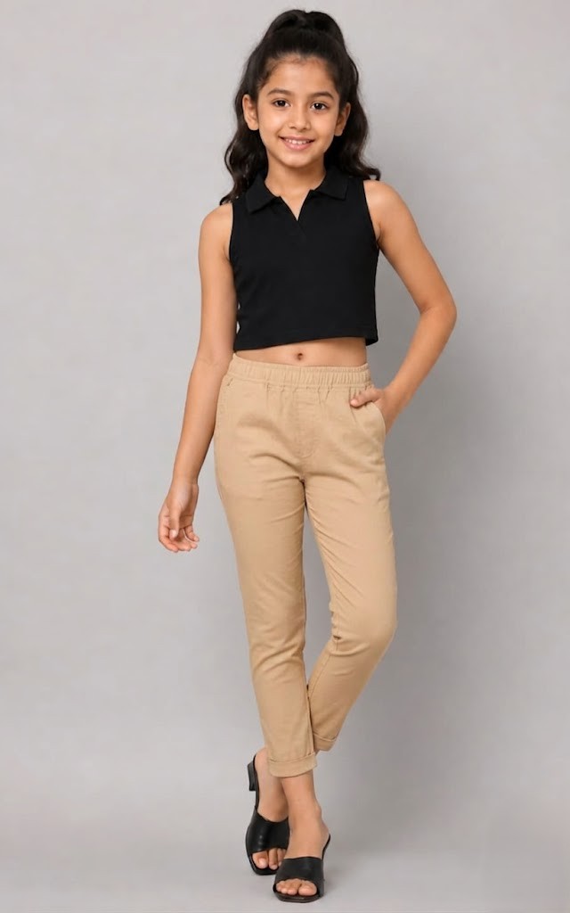 Kids Slim Pant-Pawn