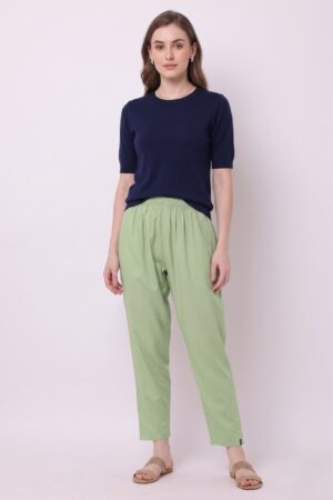 Pista Green Kurti Pant