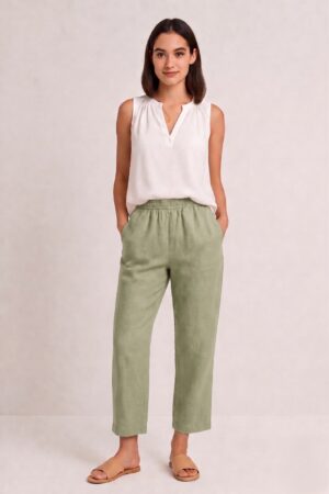 Midwaist Pant - Pista Green