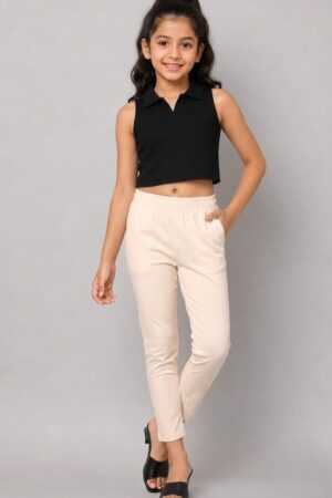 Kids Slim Pant-Skin