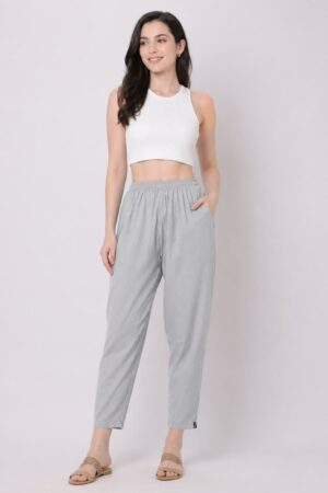 Steel Grey Kurti Pant