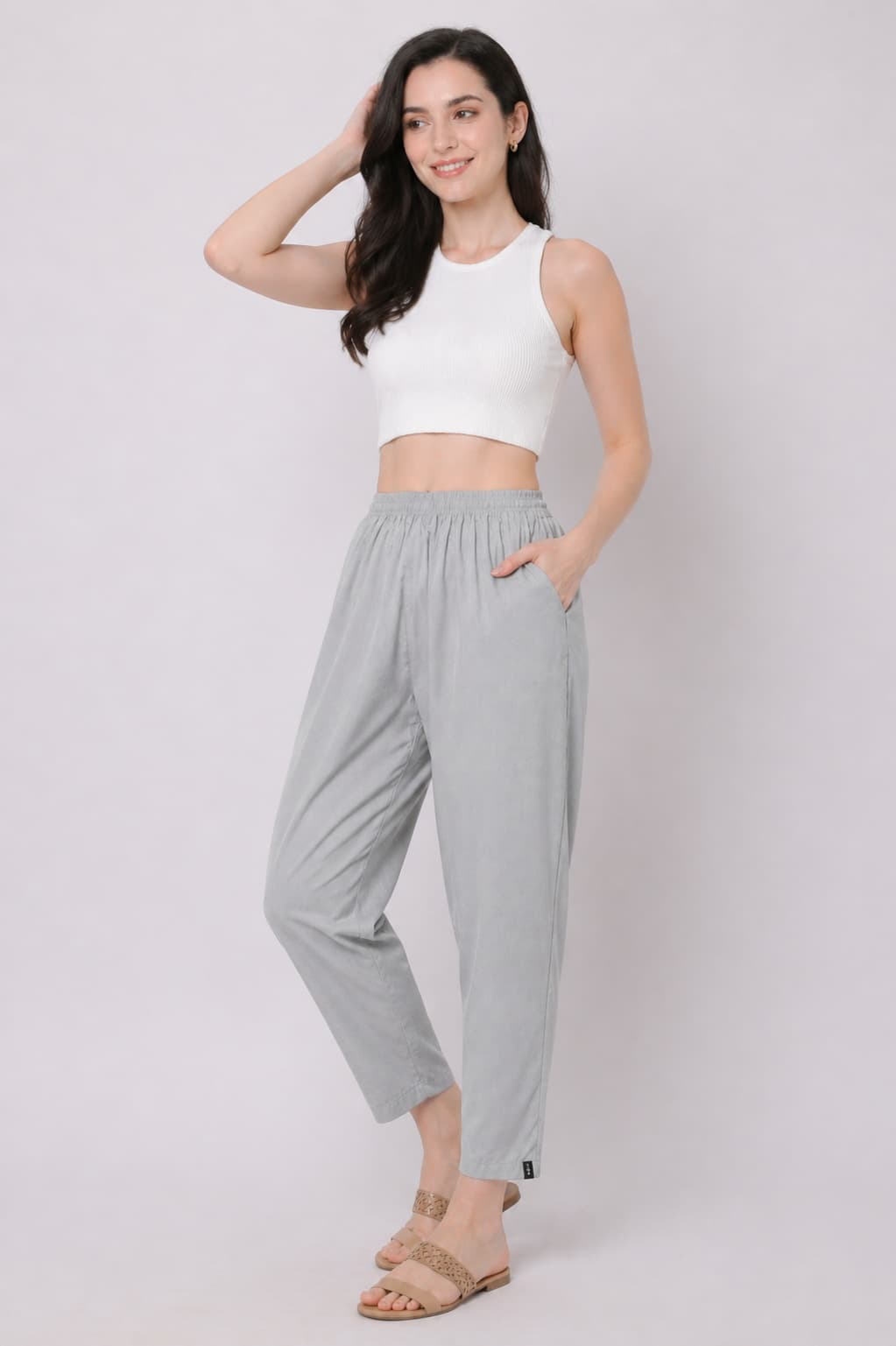Steel Grey Kurti Pant - Image 3