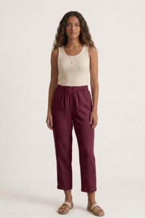 Midwaist Pant - Wine