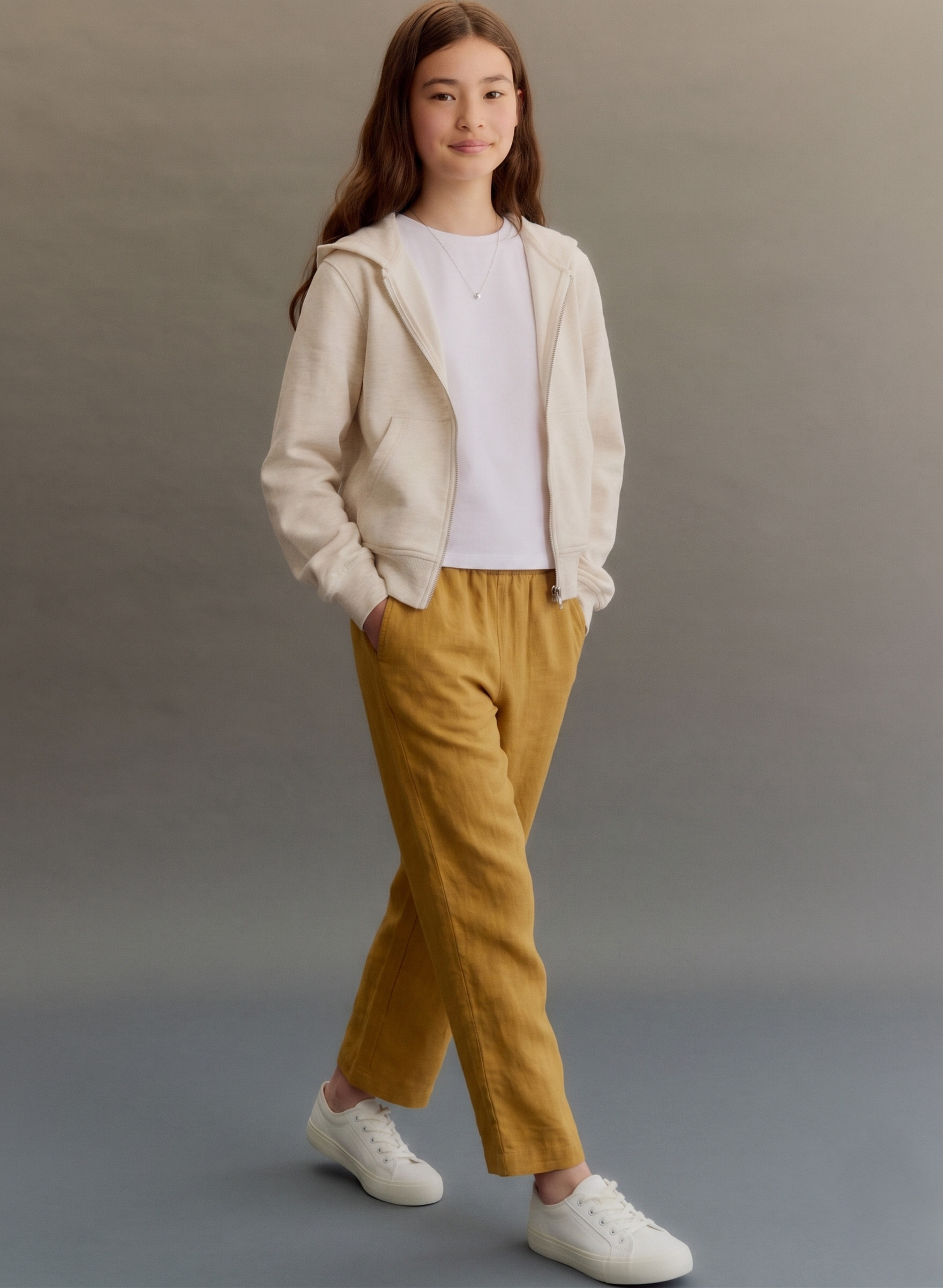 Kids Straight Pant-Corn Yellow - Image 2
