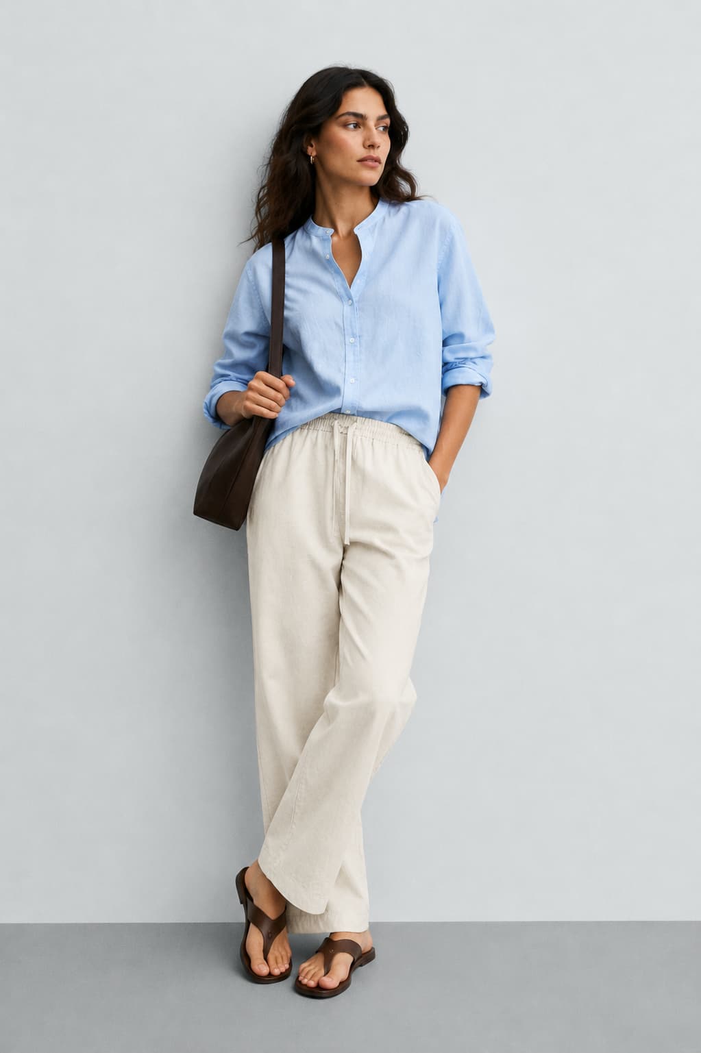 Semi Denim Casual Pant-Skin - Image 5